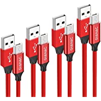 Los mejores  - Cable Micro USB-4 Pack [0.5m+1m+2m+3m] Trenzado de Nylon Cable Carga Rápida y Sincronizació Compatible con Android…